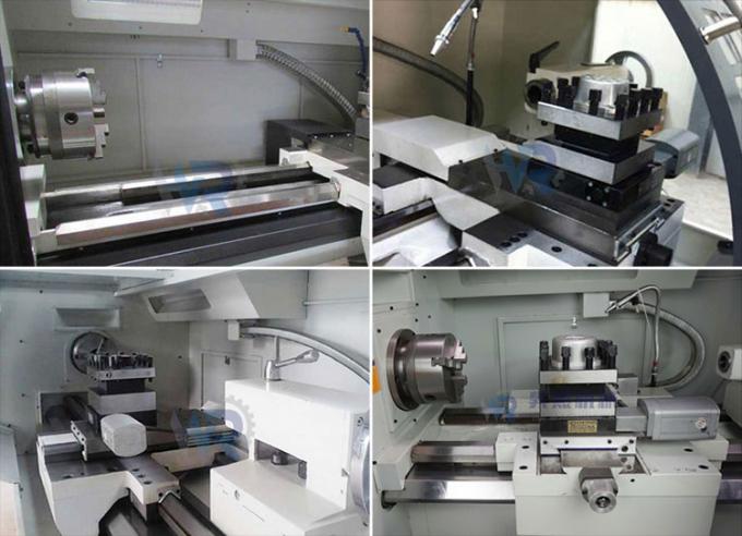 Ck6150-1000 เครื่อง lathes Cnc ที่นอนเรียบ 4 สถานี 1