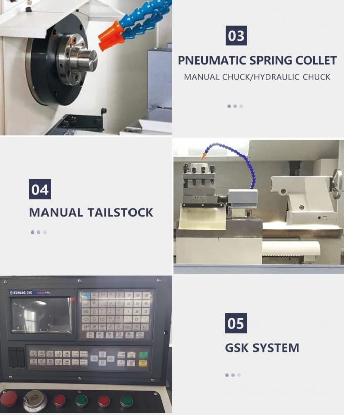 CK0640 เครื่องตัดหมุน CNC แบบตั้ง เครื่องตัดแบบอัตโนมัติ แบบราบ 2