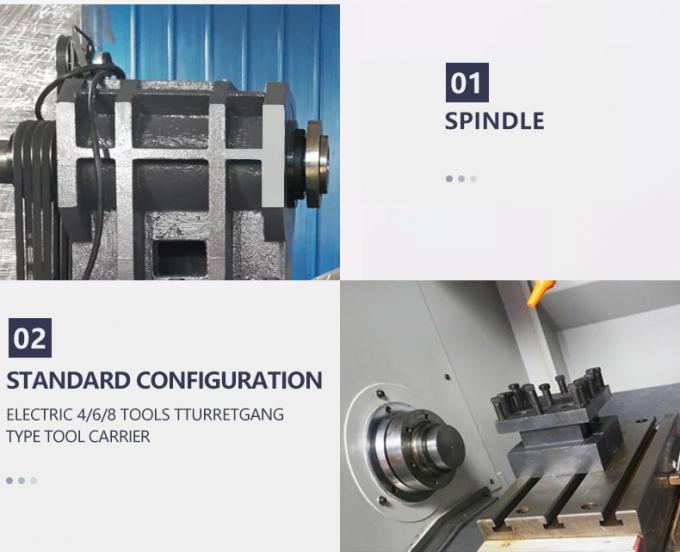 CK0640 เครื่องตัดหมุน CNC แบบตั้ง เครื่องตัดแบบอัตโนมัติ แบบราบ 1