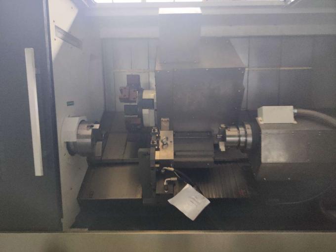 Double Spindle Slant Bed อัตโนมัติ Cnc Lathe TCK56Y กับ Sub Spindle Drive Cnc Lathe การหมุน 1