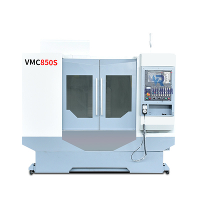 เครื่องกัดแนวตั้ง Cnc 3 แกนเครื่องมินิ Vmc VMC850S พร้อมตัวควบคุม FNK