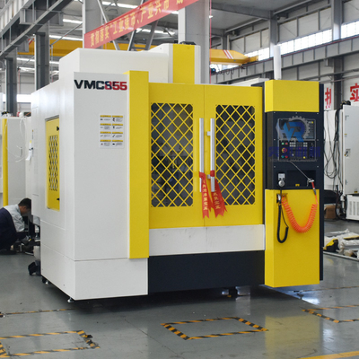 Vmc 855 CNC Milling Center Machine เครื่องกัดซีเอ็นซีแนวนอน Bt40 Spindle