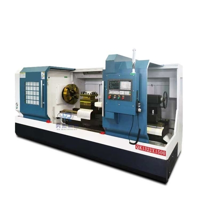 ความแม่นยําสูงแนวราบ CNC ท่อ Thread Lathe QK1322-1500 ด้วยความยาวการตัด 500MM