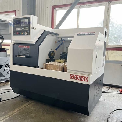 CK0640 เครื่องตัดหมุน CNC แบบตั้ง เครื่องตัดแบบอัตโนมัติ แบบราบ