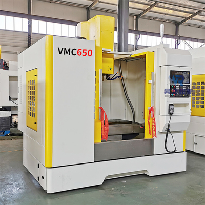 เครื่อง CNC VMC ขนาดเล็ก เครื่องกัดแนวตั้ง 3 แกน Vmc650