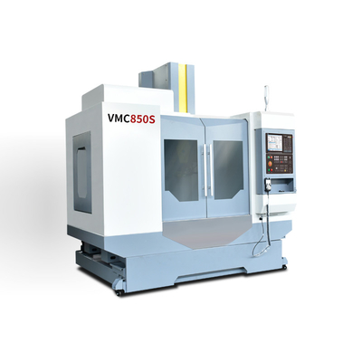 เครื่องกัดแนวตั้ง Cnc 3 แกนเครื่องมินิ Vmc VMC850S พร้อมตัวควบคุม FNK
