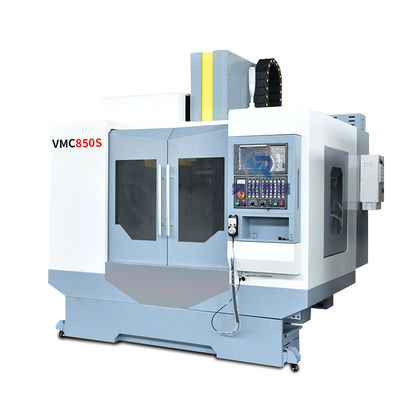 เครื่องกัดแนวตั้ง Cnc 3 แกนเครื่องมินิ Vmc VMC850S พร้อมตัวควบคุม FNK