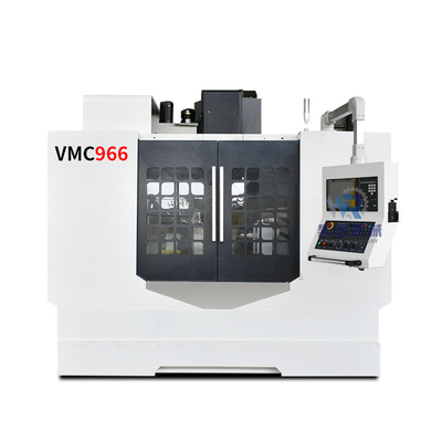 Fanuc CNC VMC Machine เครื่องแมชชีนนิ่งเซ็นเตอร์ 3 แกน Vmc966 พร้อมแกนหมุน Bt40