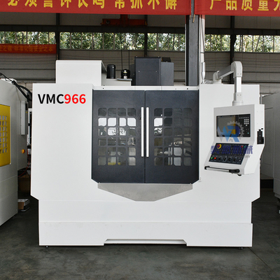 Fanuc CNC VMC Machine เครื่องแมชชีนนิ่งเซ็นเตอร์ 3 แกน Vmc966 พร้อมแกนหมุน Bt40
