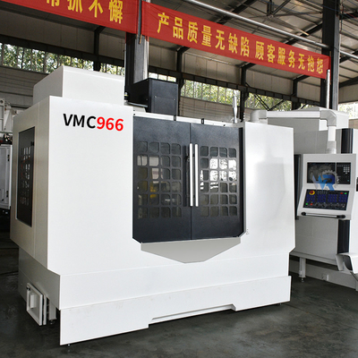 Fanuc CNC VMC Machine เครื่องแมชชีนนิ่งเซ็นเตอร์ 3 แกน Vmc966 พร้อมแกนหมุน Bt40