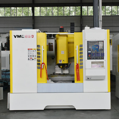 CNC Vmc 850 เครื่องมิลลิ่ง 3 แกนเครื่องแมชชีนนิ่งเซ็นเตอร์แนวตั้งขนาดเล็ก
