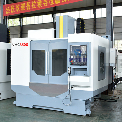 เครื่องแมชชีนนิ่งเซ็นเตอร์แนวตั้ง CNC ความเร็วสูง 3 แกน VMC 850s การกำหนดค่ามาตรฐาน