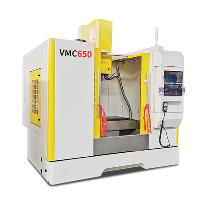 BT40 เครื่องกัดแนวตั้ง CNC แนวตั้ง 3 แกน VMC 650