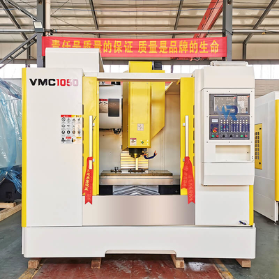 VMC 1050 การออกแบบเครื่อง CNC VMC 4 แกนสำหรับงานหนักสำหรับงานตัดโลหะ