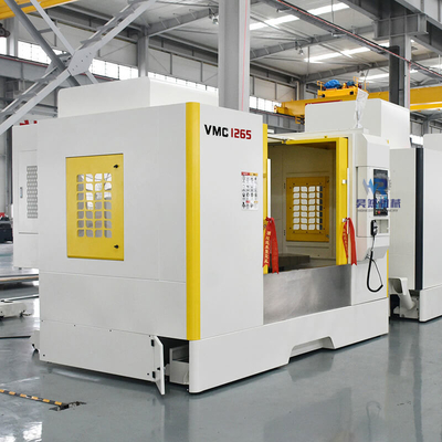 ให้ผลผลิตสูง เครื่อง VMC 4 แกนแนวตั้งใหม่ VMC1265 Knd Controller