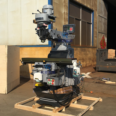 เครื่องมิลลิ่งป้อมปืนแนวตั้ง M4 ขนาดเล็ก Cnc