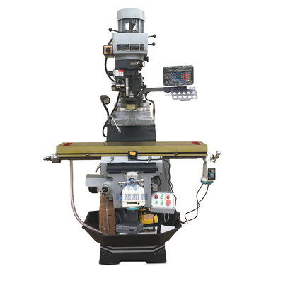 เครื่องมิลลิ่งป้อมปืนแนวตั้ง M4 ขนาดเล็ก Cnc