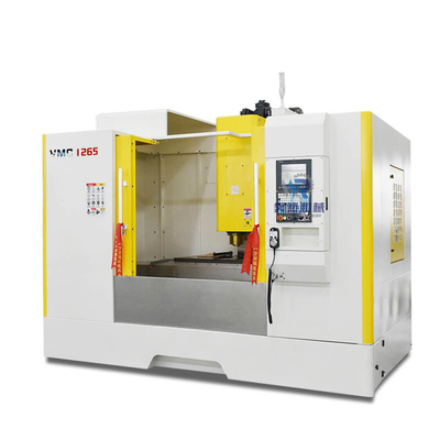 การแปรรูปโลหะ Cnc เครื่องแมชชีนนิ่งเซ็นเตอร์แนวตั้ง Vmc1265 3 แกน