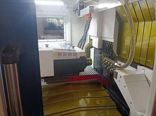 อัตโนมัติแม่นยํา CNC เครื่อง lathes กับ Fanuc SYNTECs ระบบควบคุม Sm205