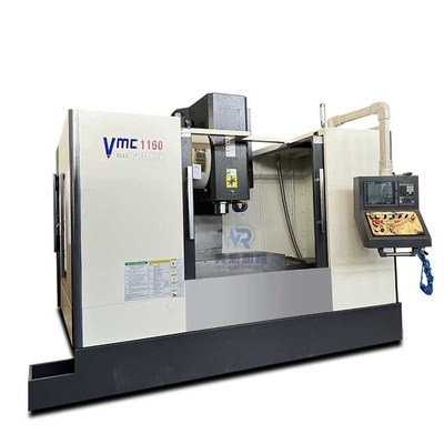 VMC1160 ศูนย์แปรรูป CNC แบบตั้งแม่นยําสูง สปินด์เดียว BT40 ระบบควบคุม Fanuc เครื่องบด CNC แบบตั้ง