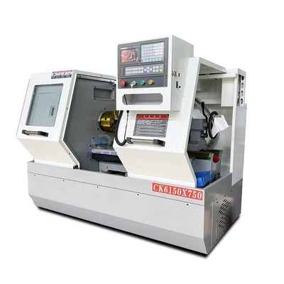 การทํางานโลหะ CK6150 ราคาถูก กลม CNC ท่าตรง