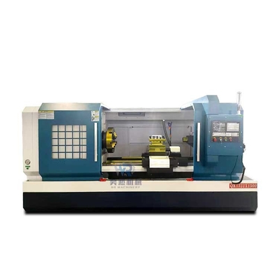 Qk1322 Double Chuck Horizontal Flat Bed อัตโนมัติ CNC ท่อ threading เครื่องหมุนสําหรับโลหะ
