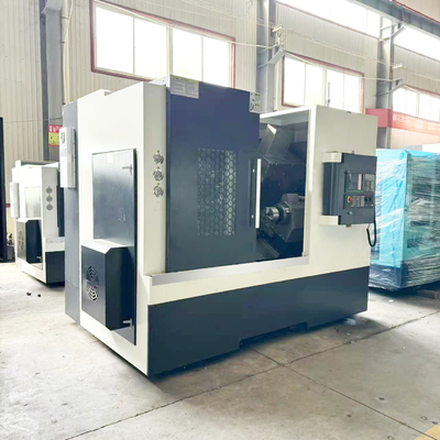 Double Spindle Slant Bed อัตโนมัติ Cnc Lathe TCK56Y กับ Sub Spindle Drive Cnc Lathe การหมุน